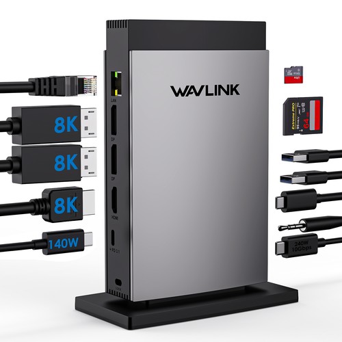 Triple display usb docking - display,