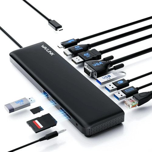 Wavlink usb docking station - c,