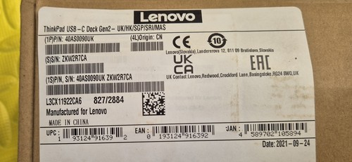 Lenovo thinkpad usb dock - lenovo, usb-c